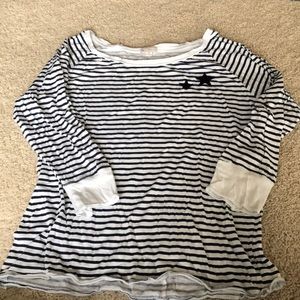 Gap star and stripes 3/4 shirt